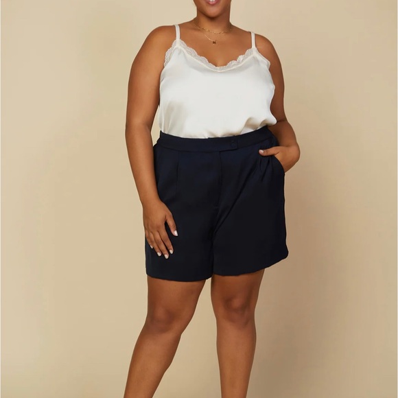 Plus Belted Shorts - Picture 3 of 7